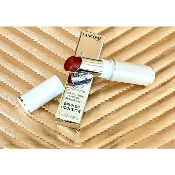 LANCÔME - NWT Shine Lover Vibrant Shine Lipstick in Brun de Coquette (286) - Picture 10 of 11